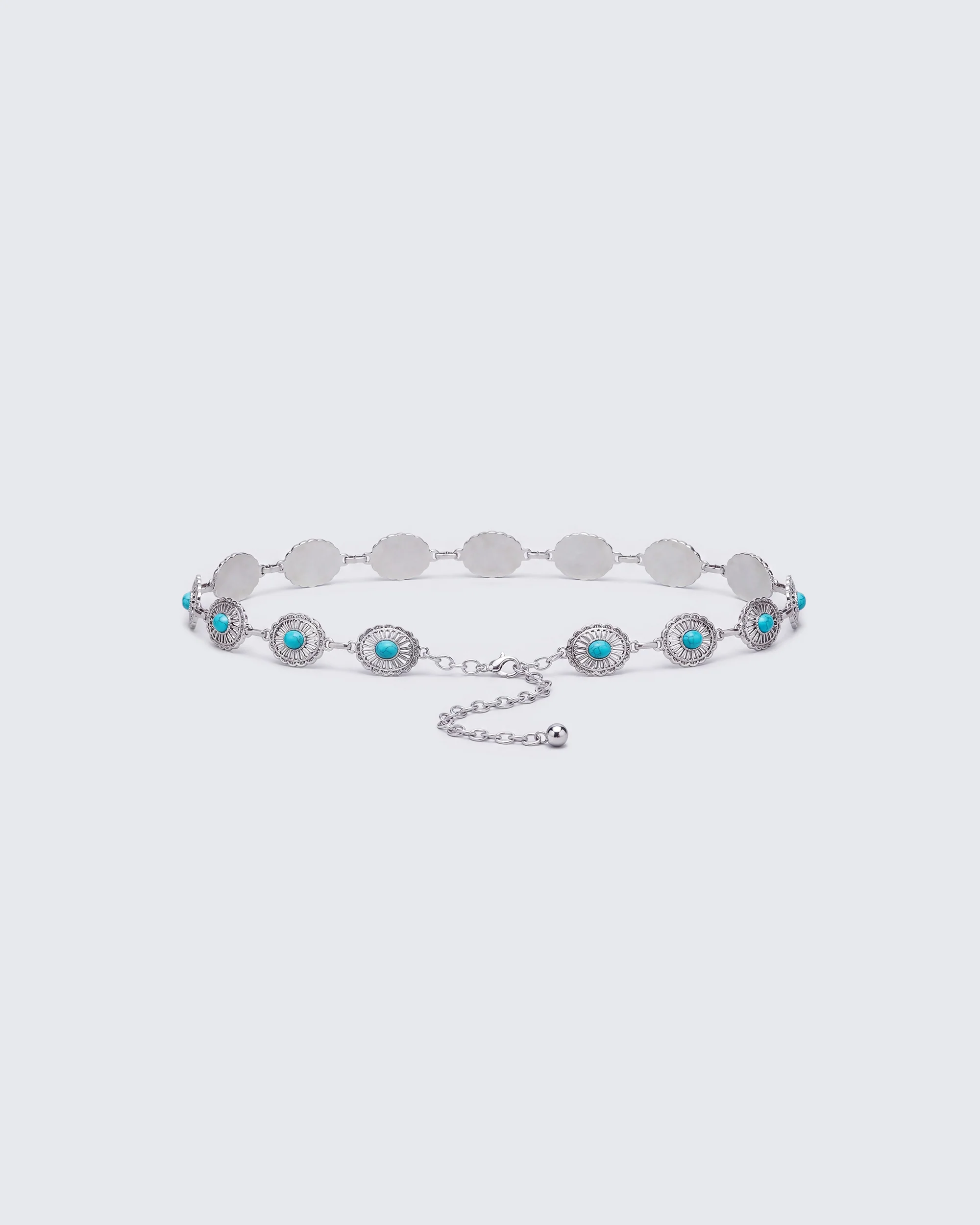 Silvana Silver Turquoise Belt - Image 2