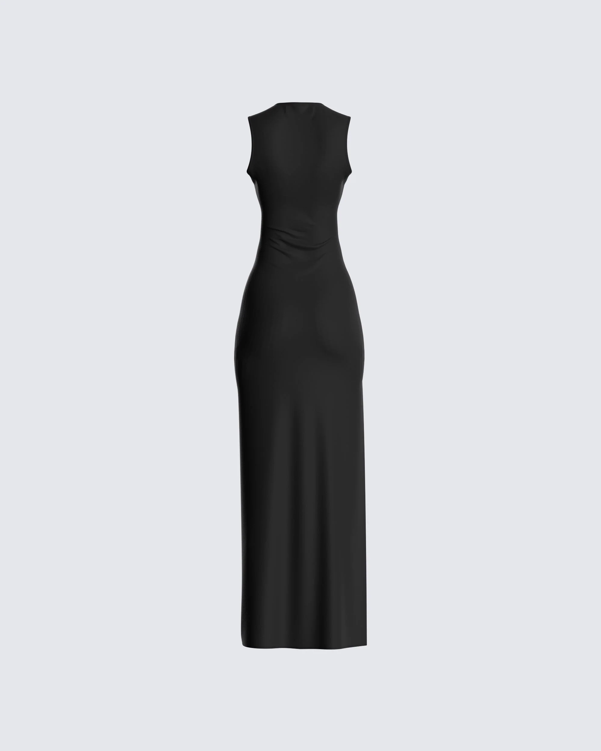 Simone Black Cut Out Dress - Image 3