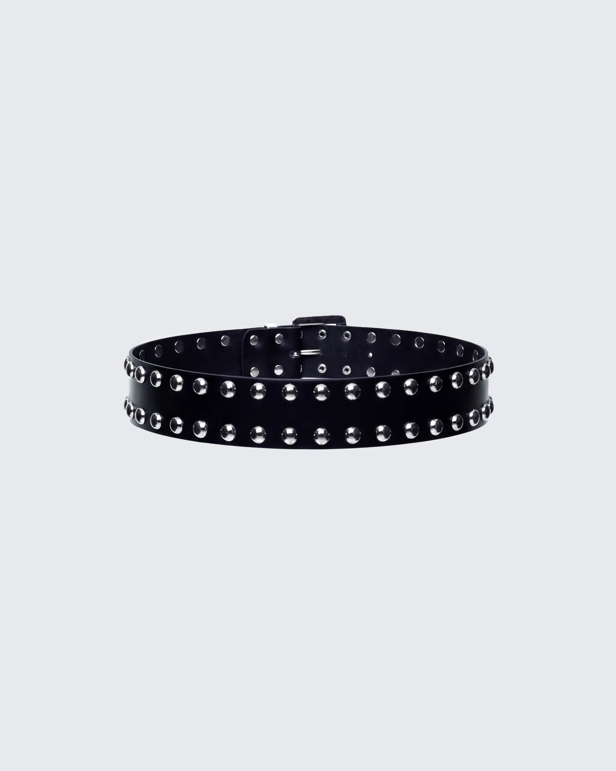 Sisay Black Studded Jeans Belt - Image 2