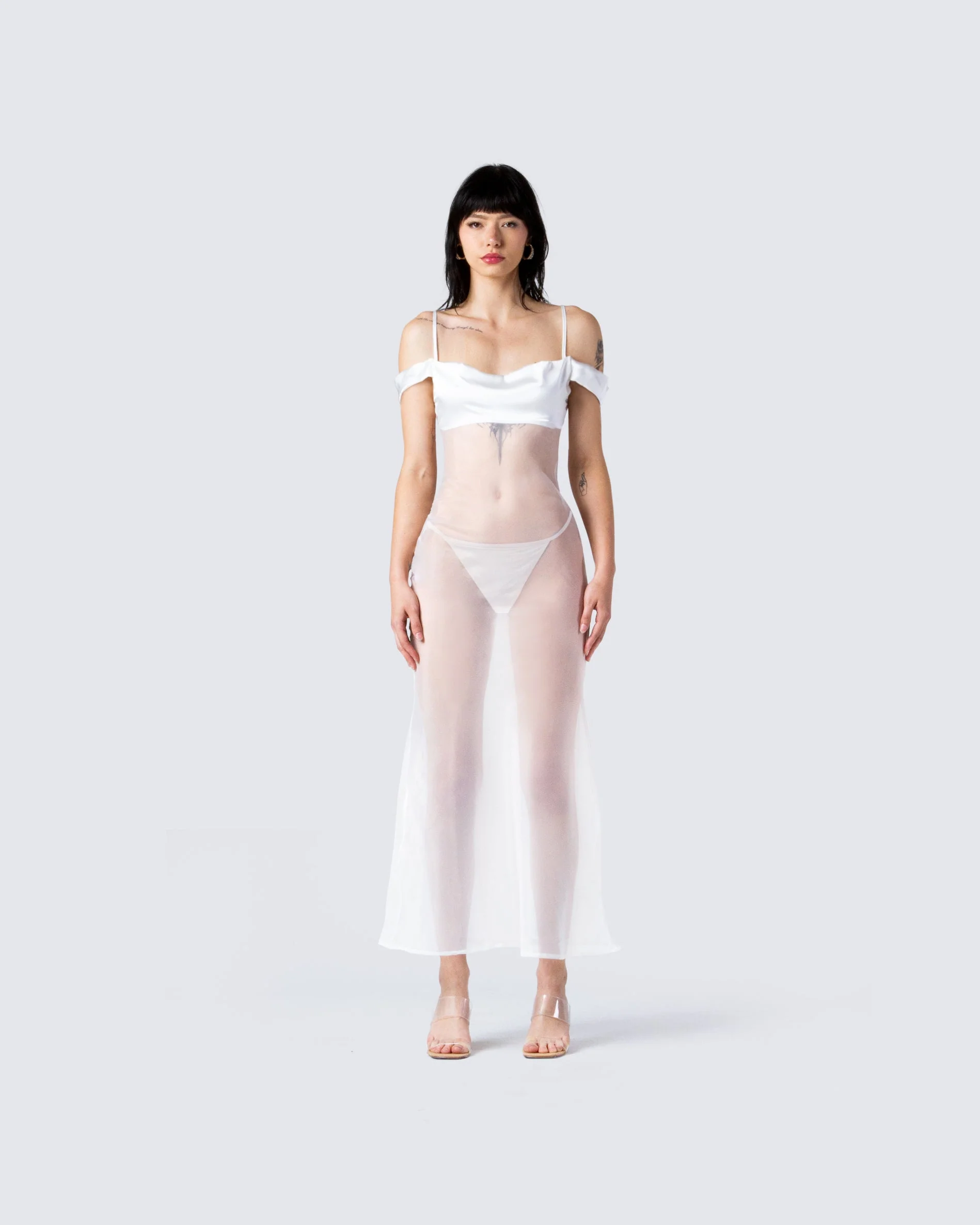 Sloane Ivory Maxi Dress - Image 4