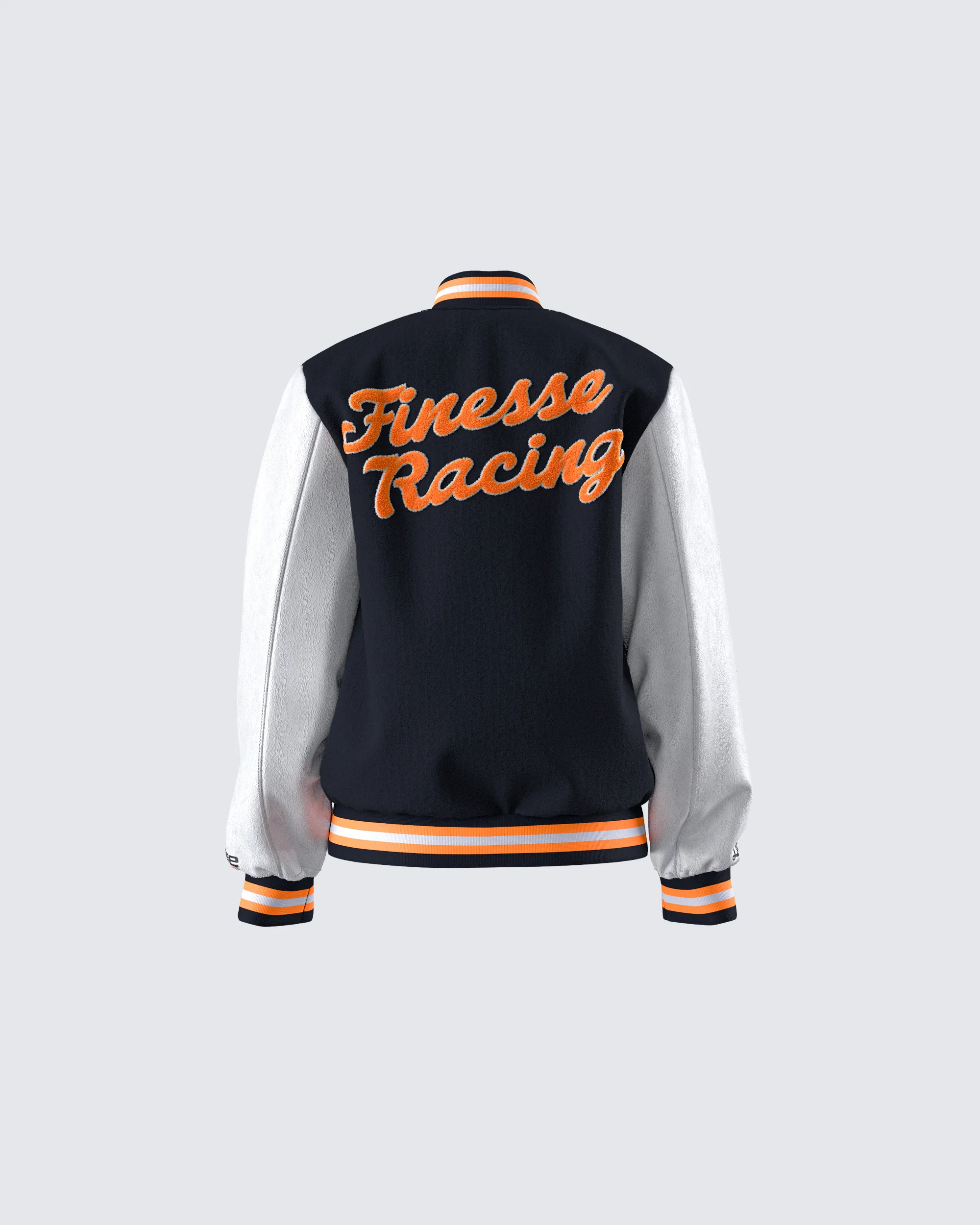 Sutton Black Varsity Jacket - Image 3