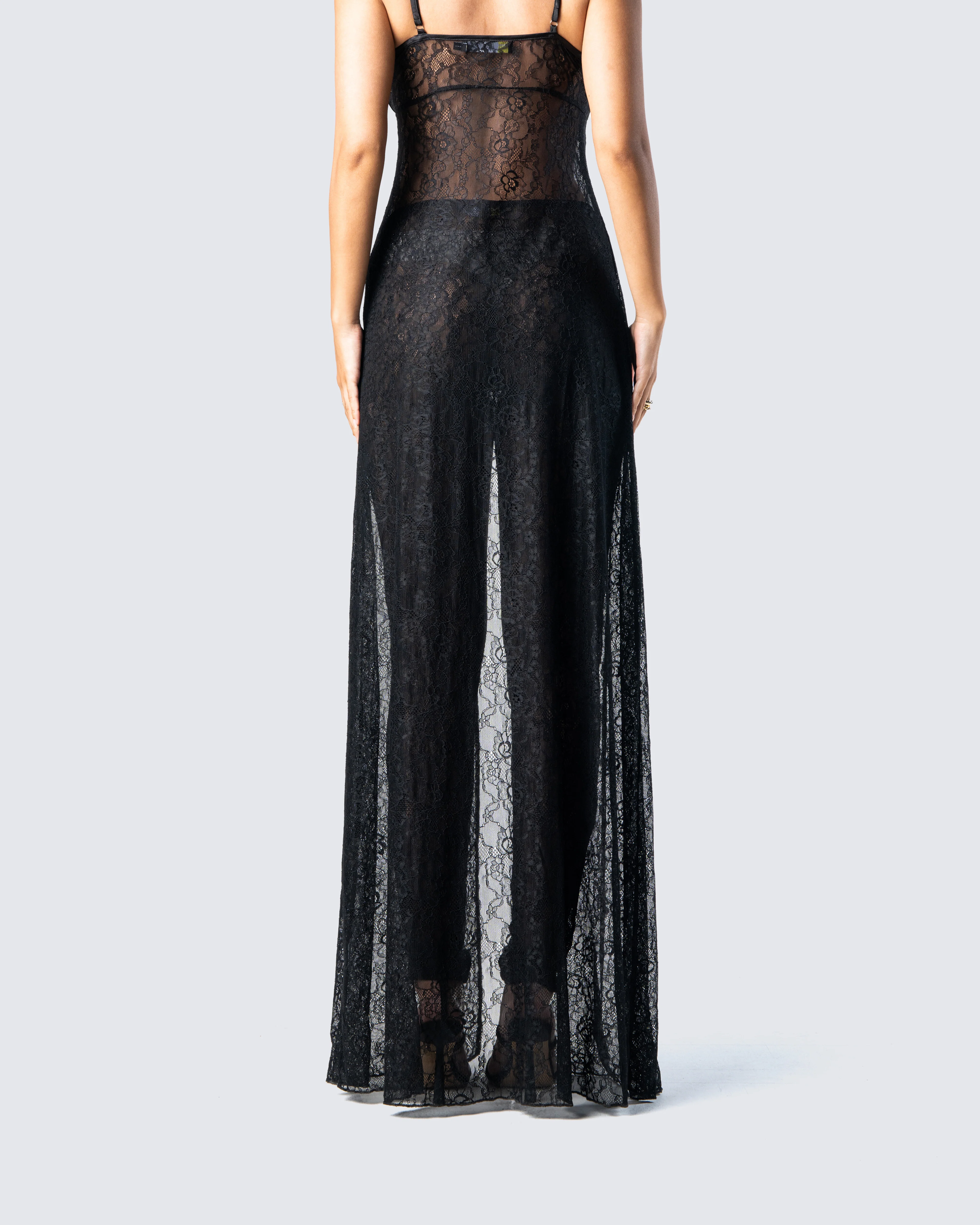 Sylvia Black Lace Legging Pant - Image 6