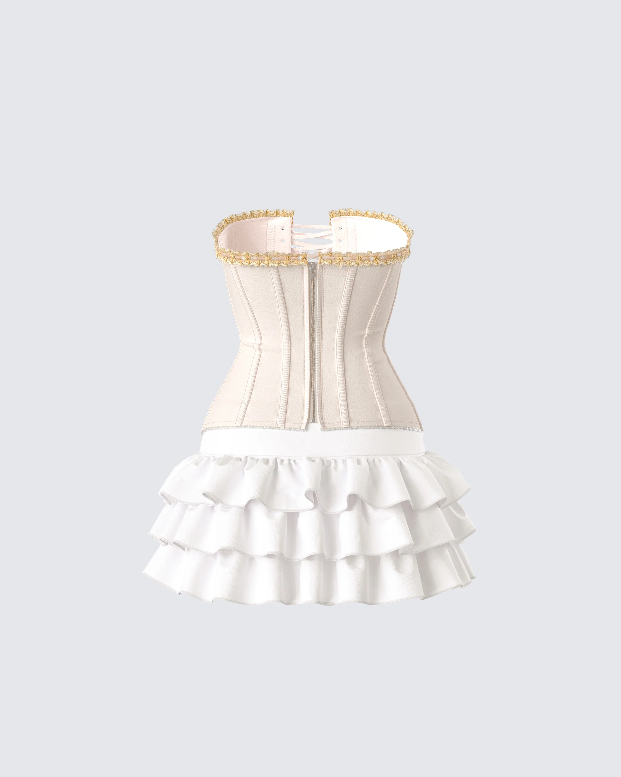 Tameka Ivory Ruffle Set - Image 3