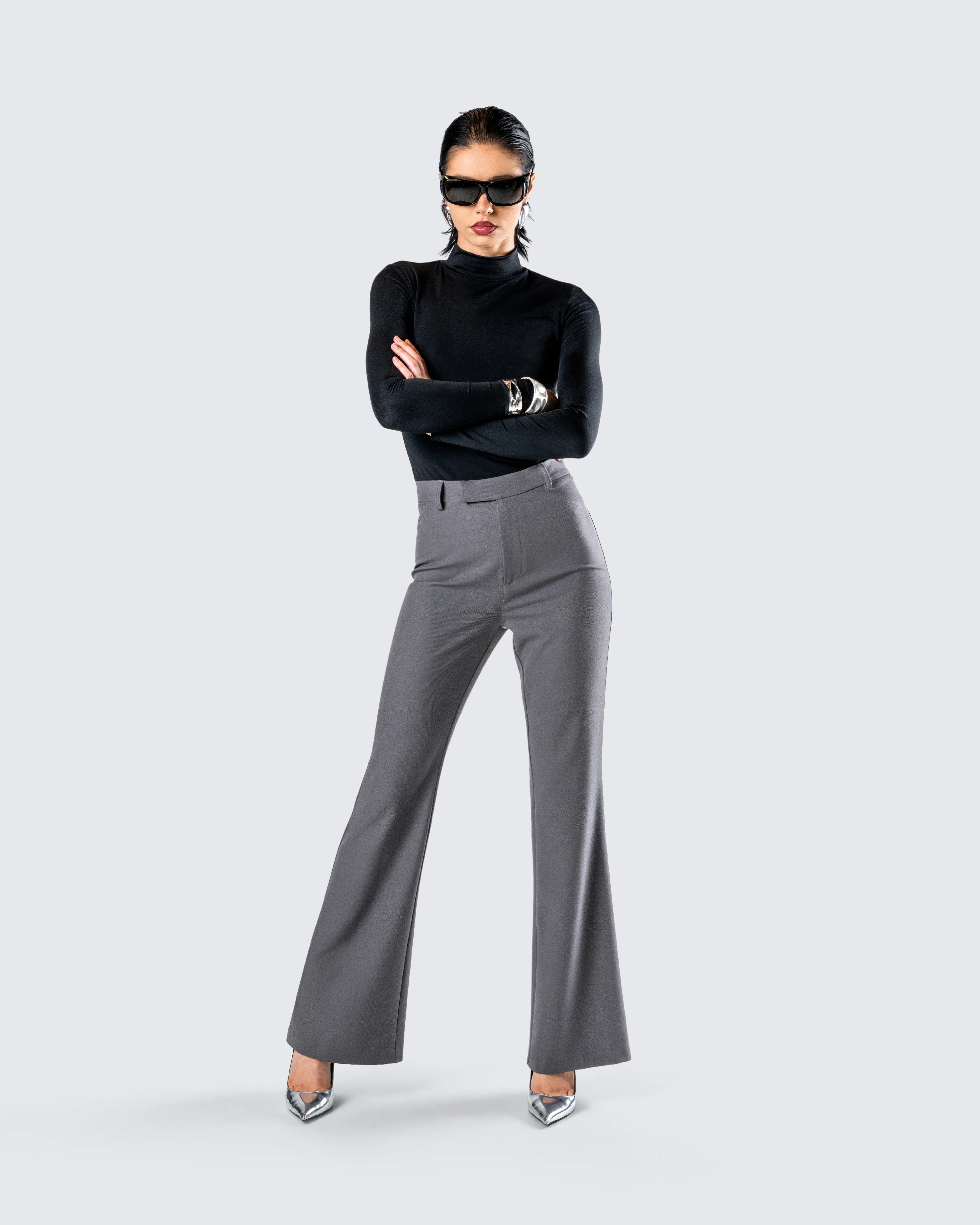 Tana Black Mockneck Top - Image 7