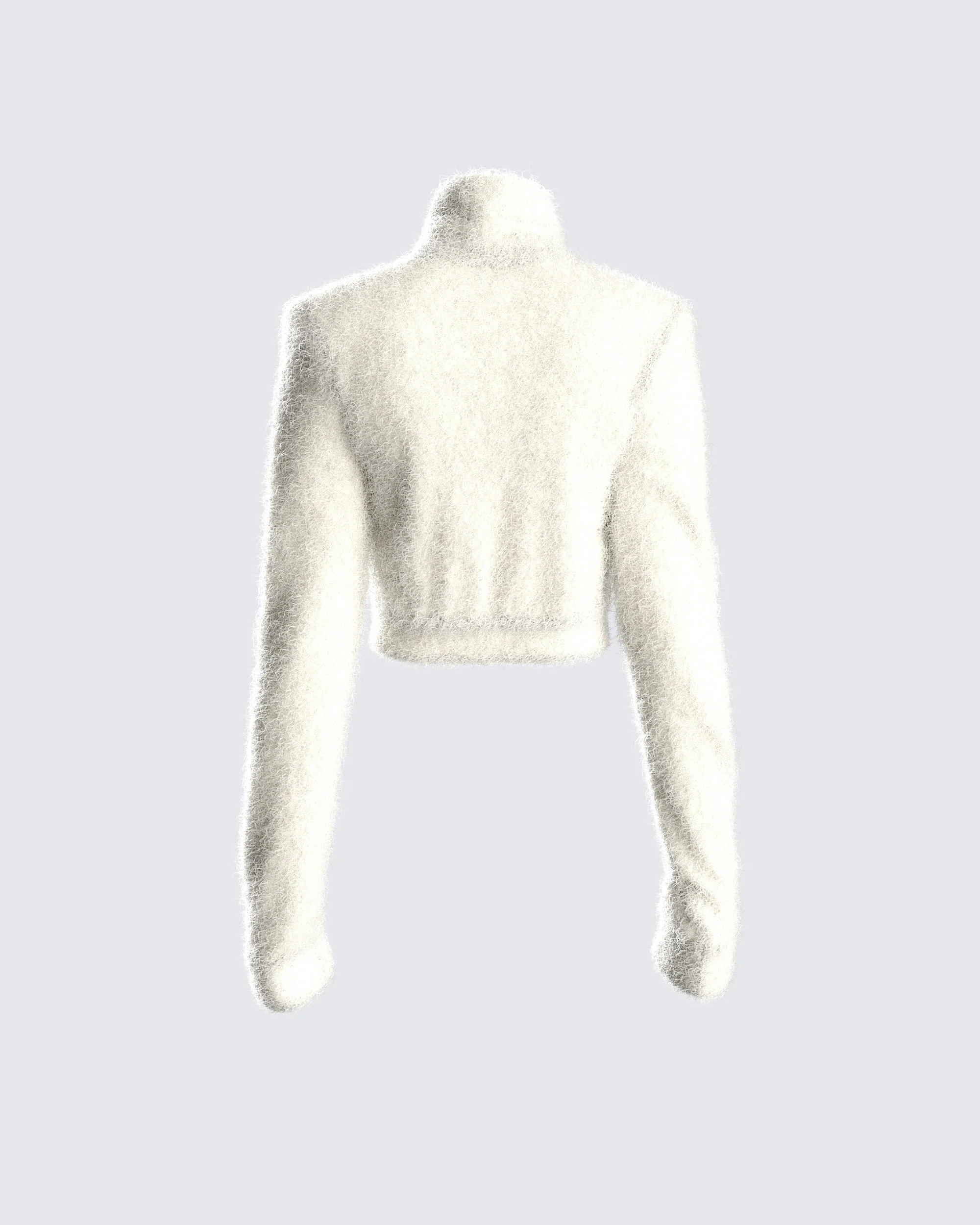 Tanis Beige Sweater Knit Top - Image 3