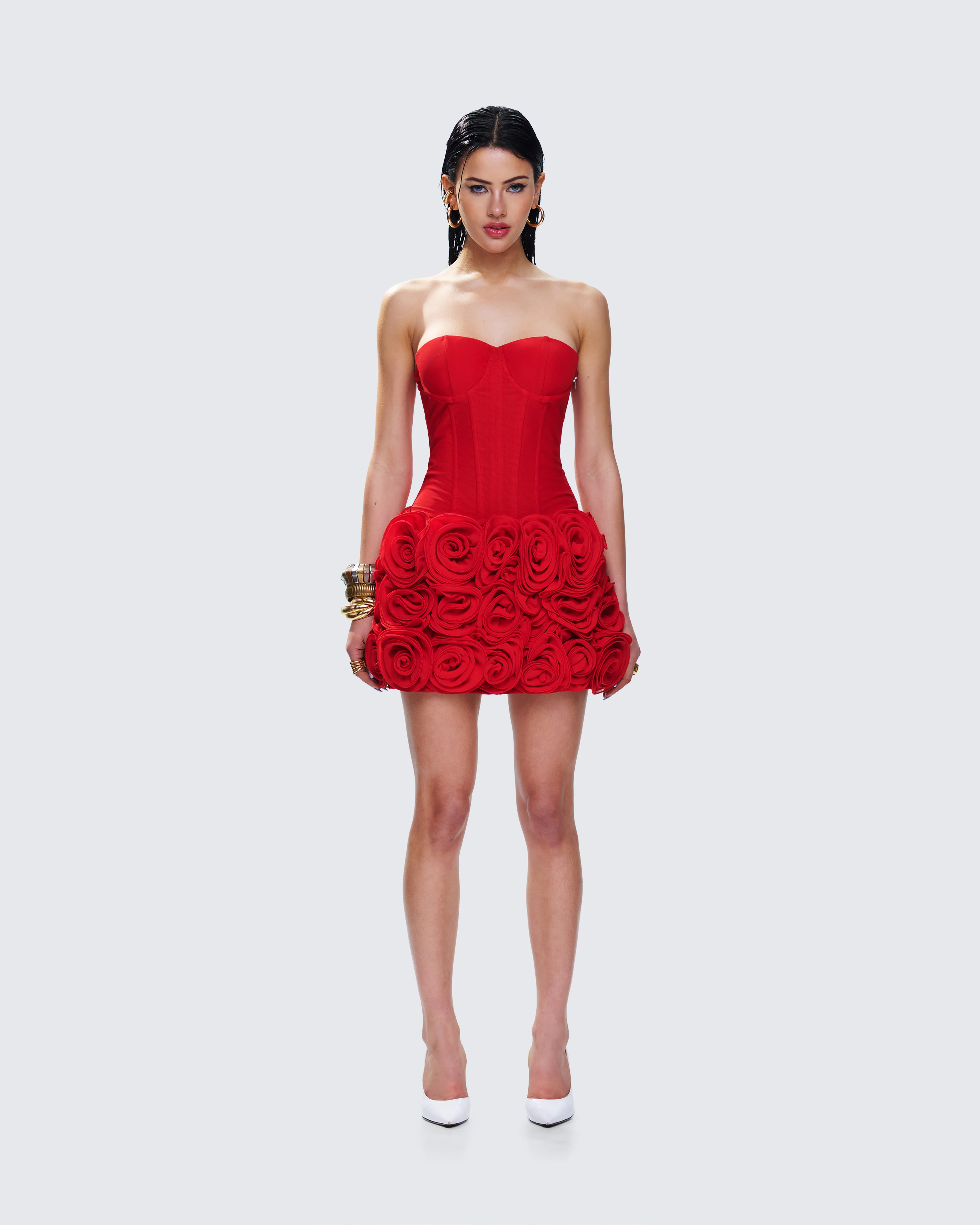 Tayah Red Rosette Set - Image 2