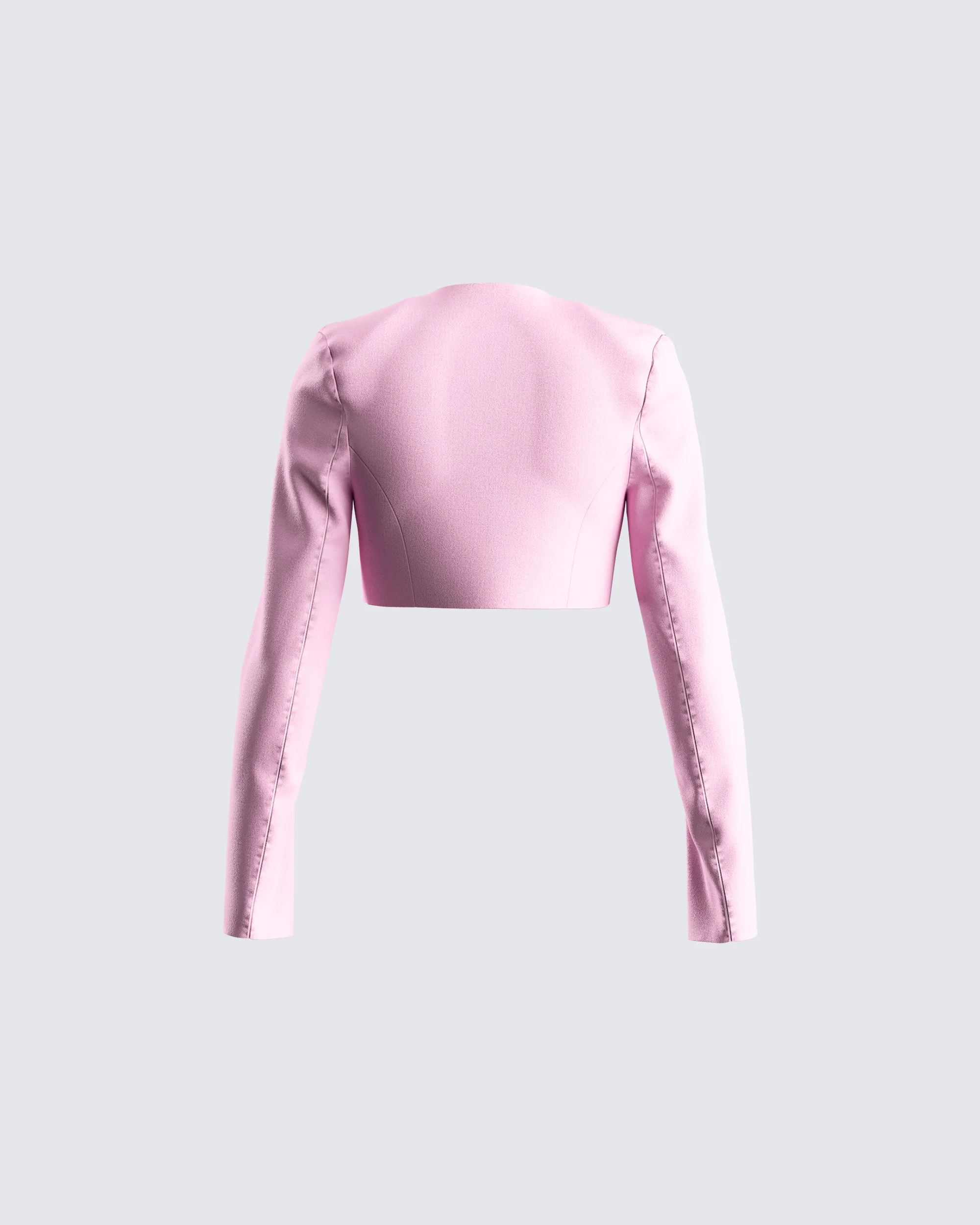 Teresa Pink Heart Button Jacket - Image 3
