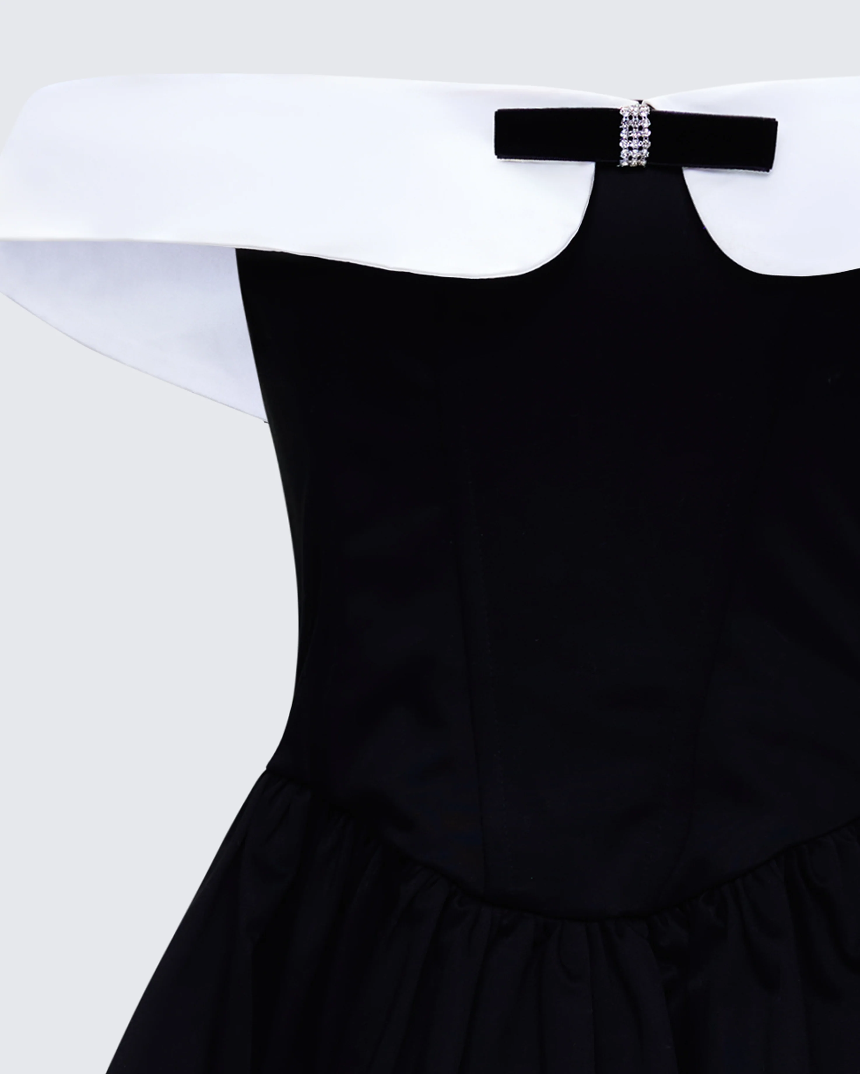 Vale Black Off Shoulder Mini Dress - Image 6