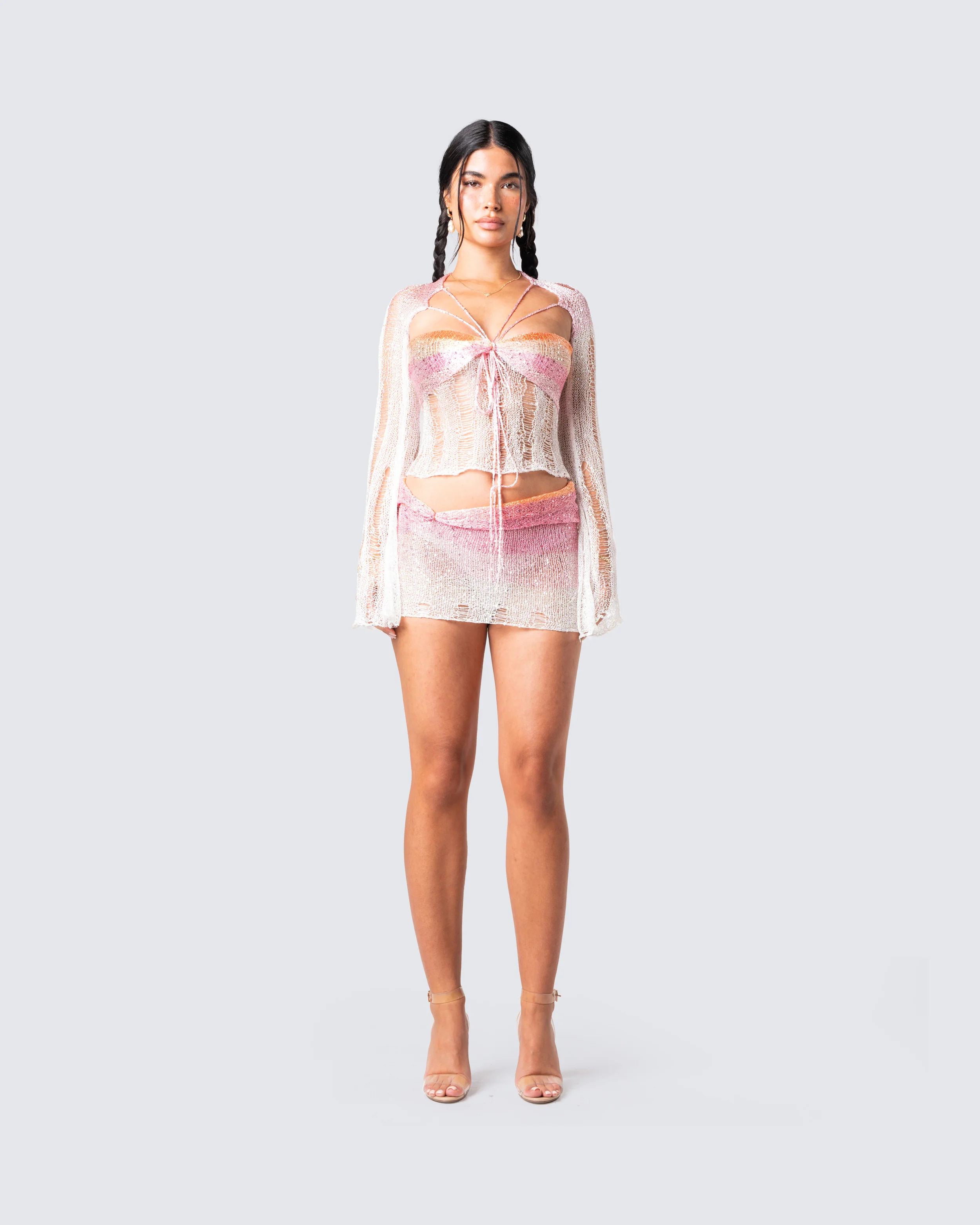 Vanessa Pink Sequin Set - Image 4