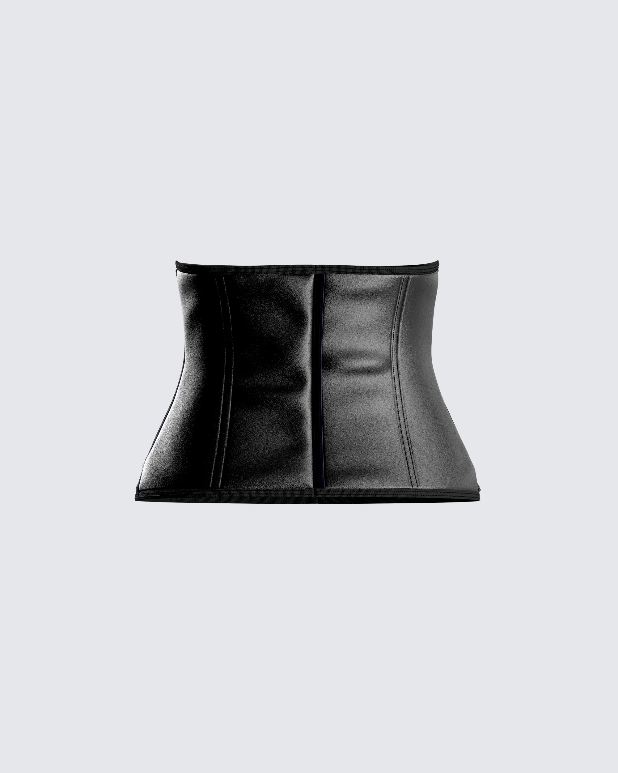 Vanya Black Compression Corset Top - Image 3