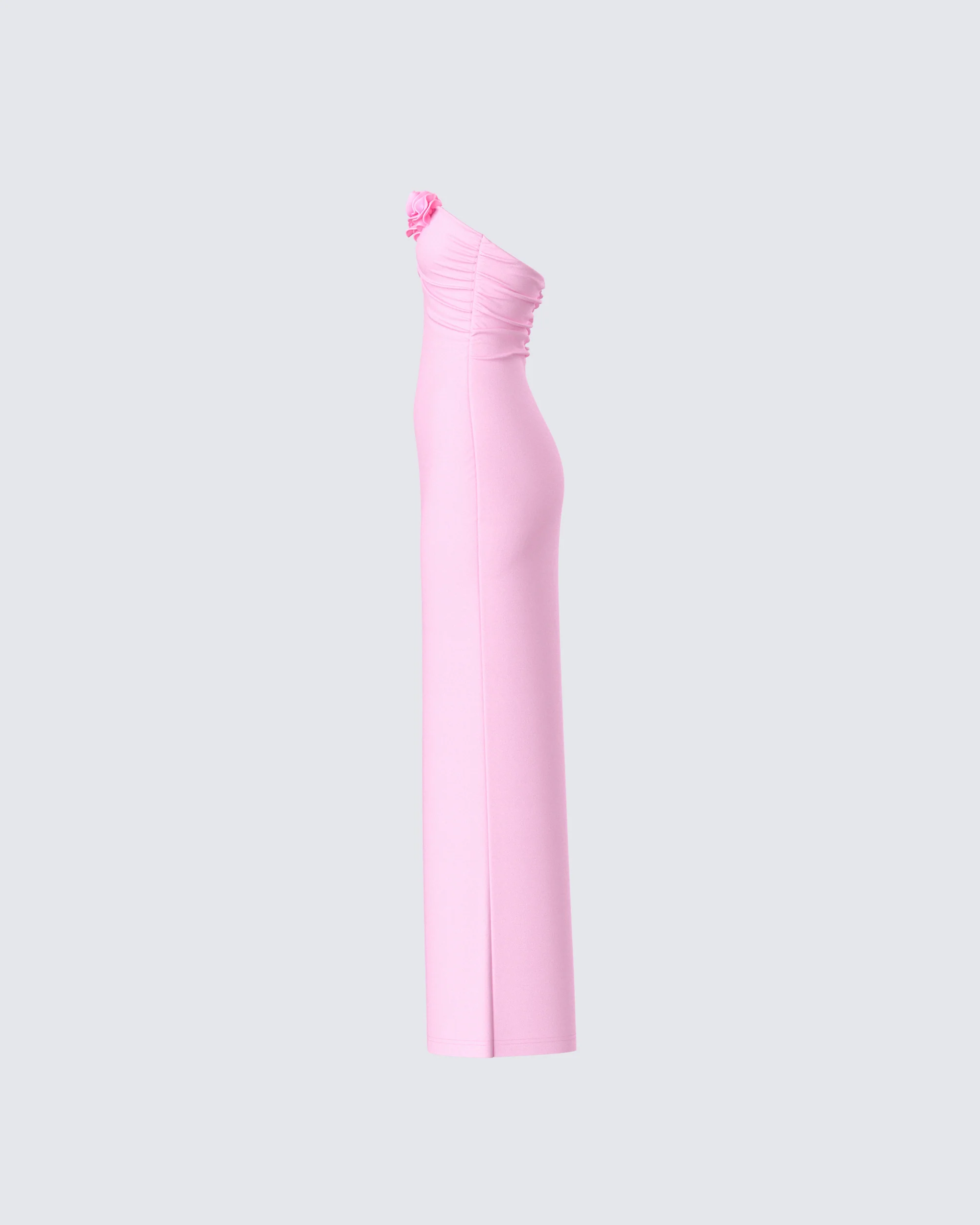 Veida Pink Flower Applique Dress - Image 2
