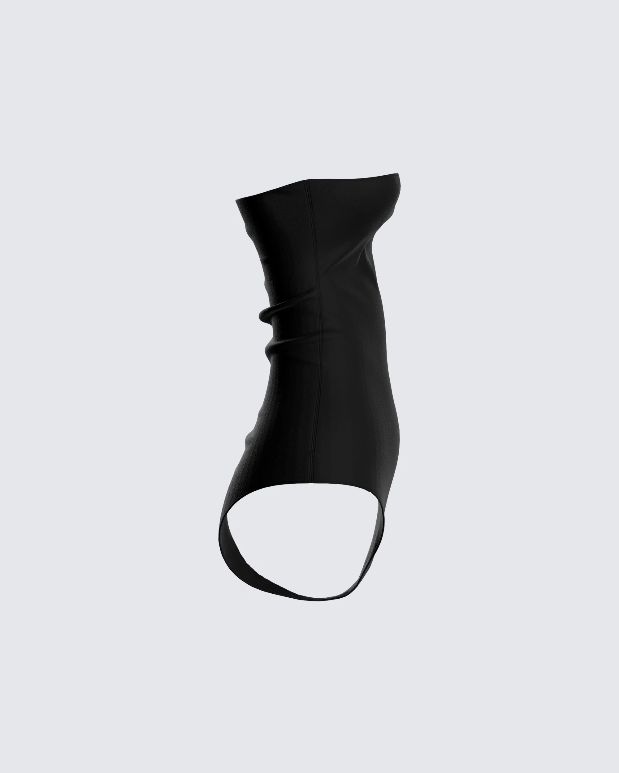 Vicky Black Strapless Bodysuit - Image 2
