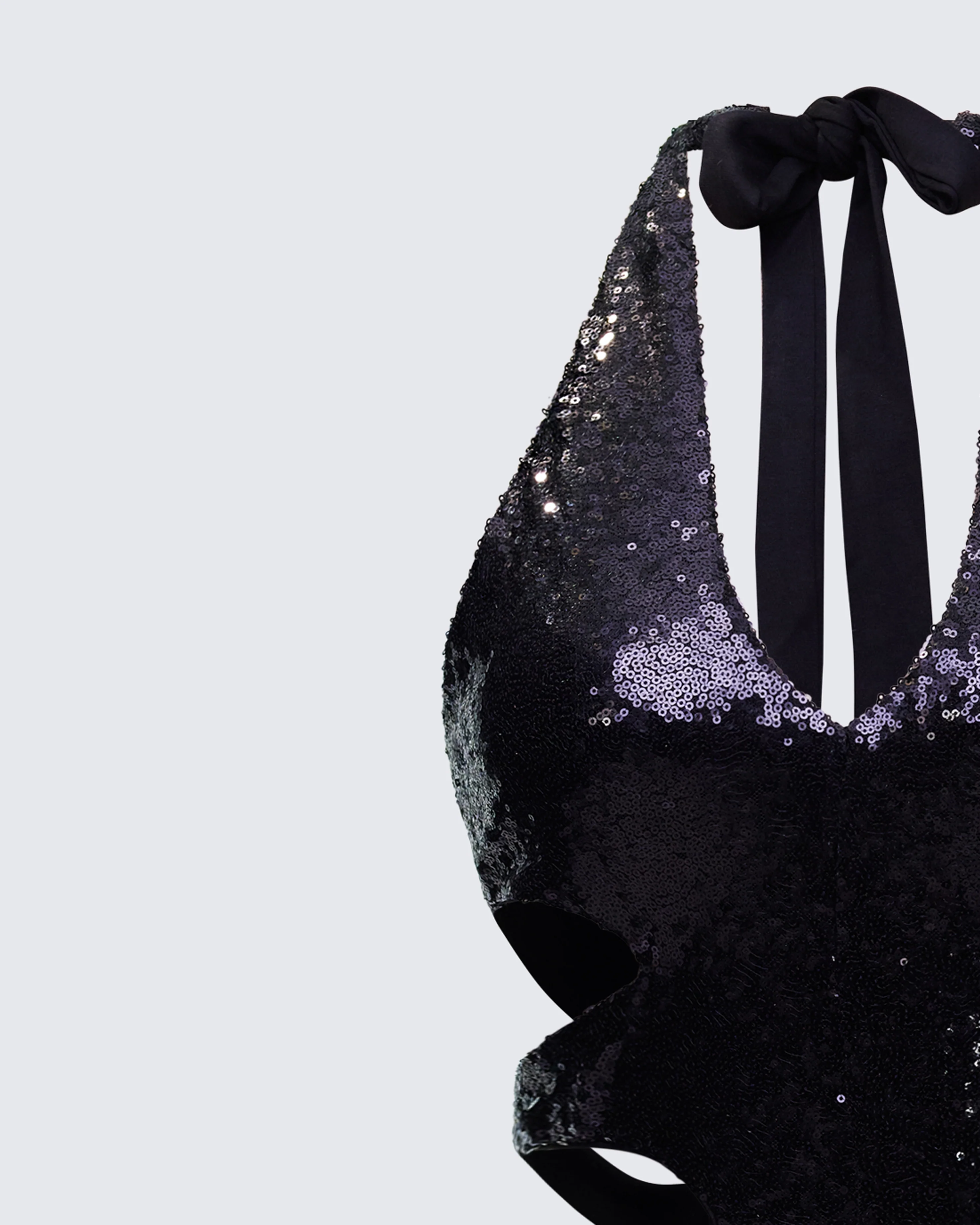 Vivian Black Cut Away Playsuit - Image 6