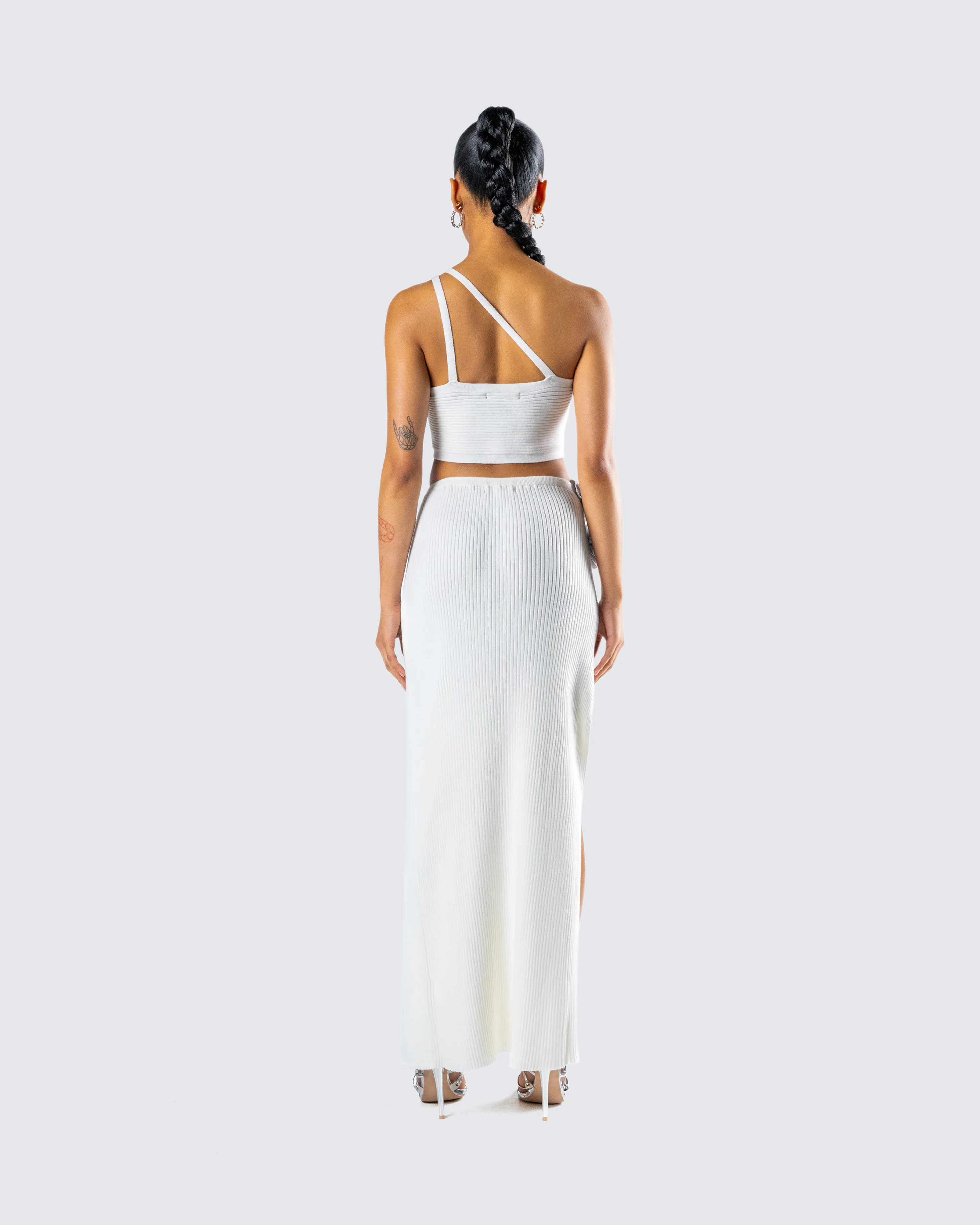 Yuka White Knit Set - Image 7
