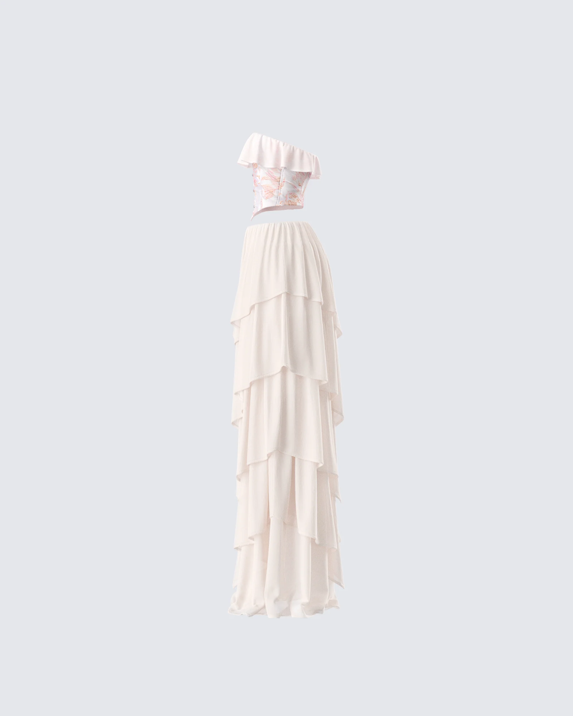 Zana Cream Ruffle Set - Image 2
