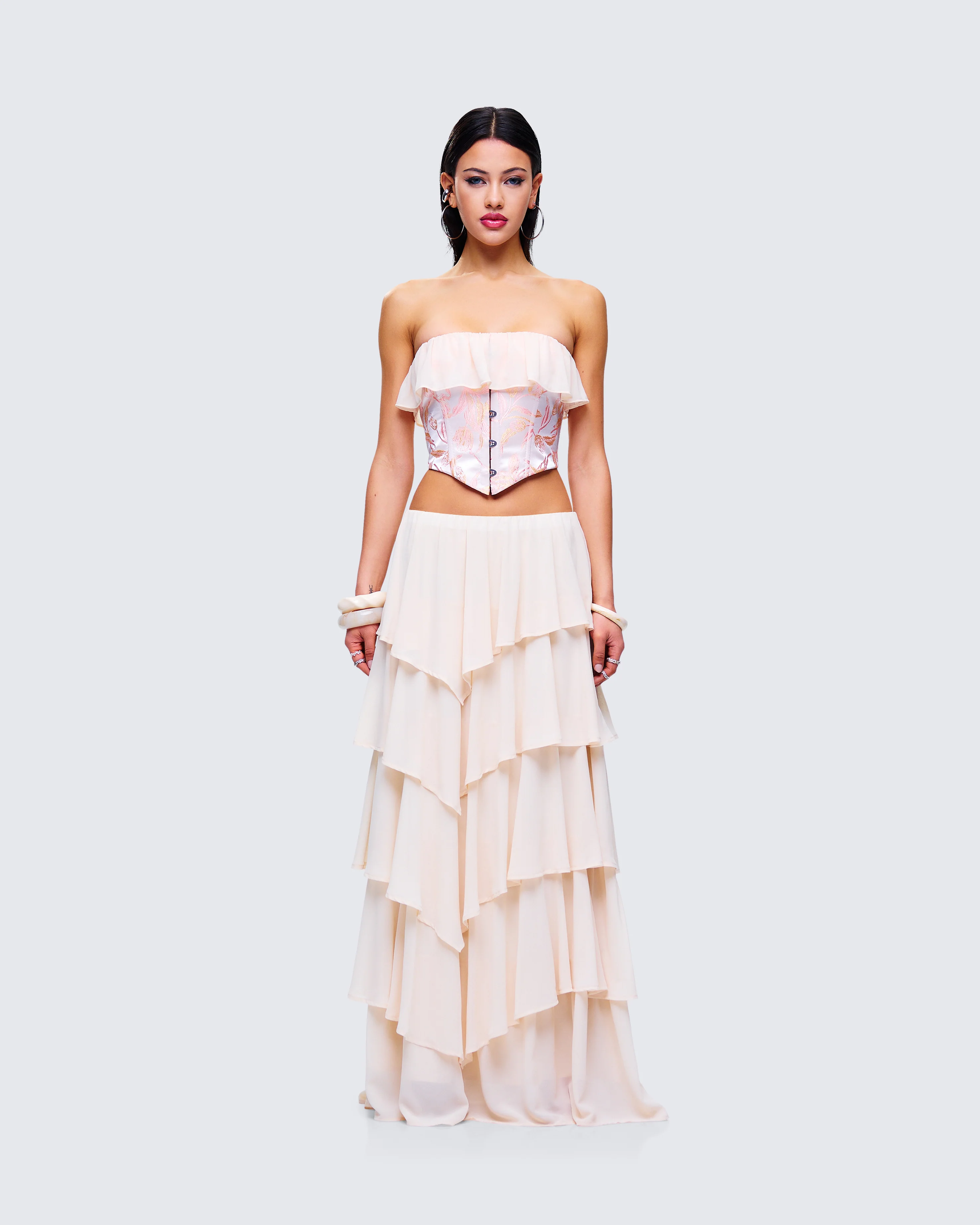 Zana Cream Ruffle Set - Image 4