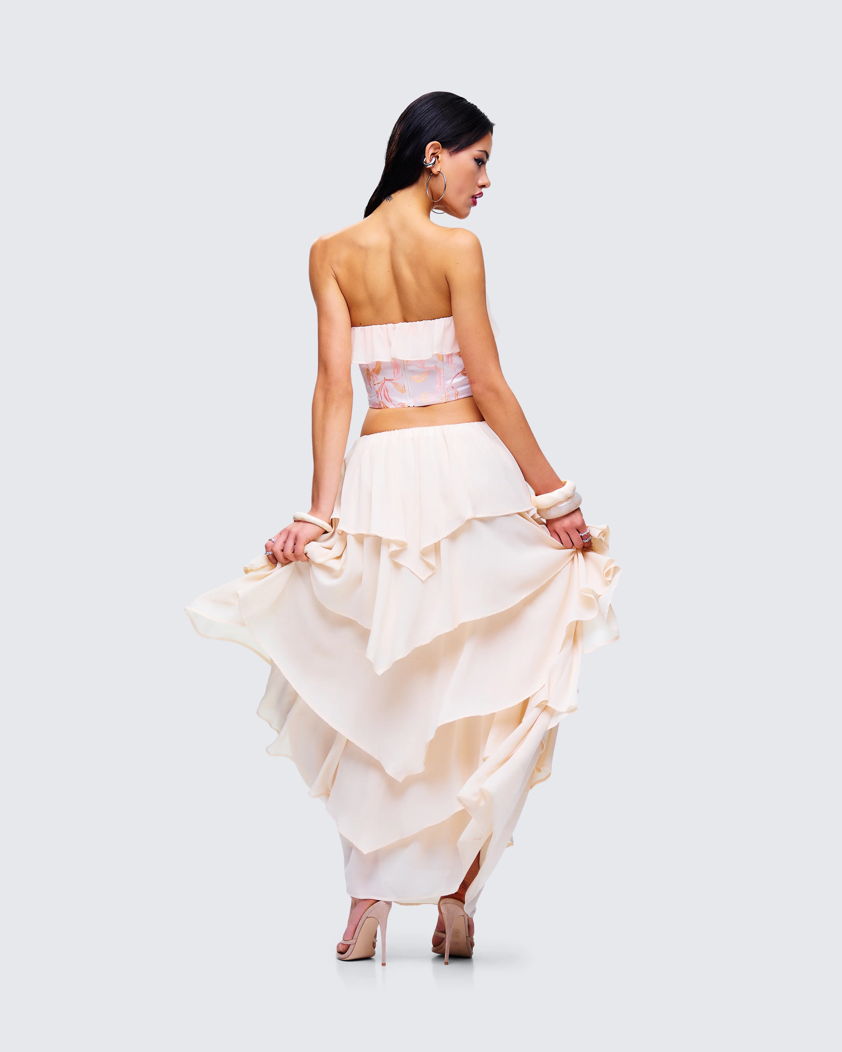 Zana Cream Ruffle Set - Image 7