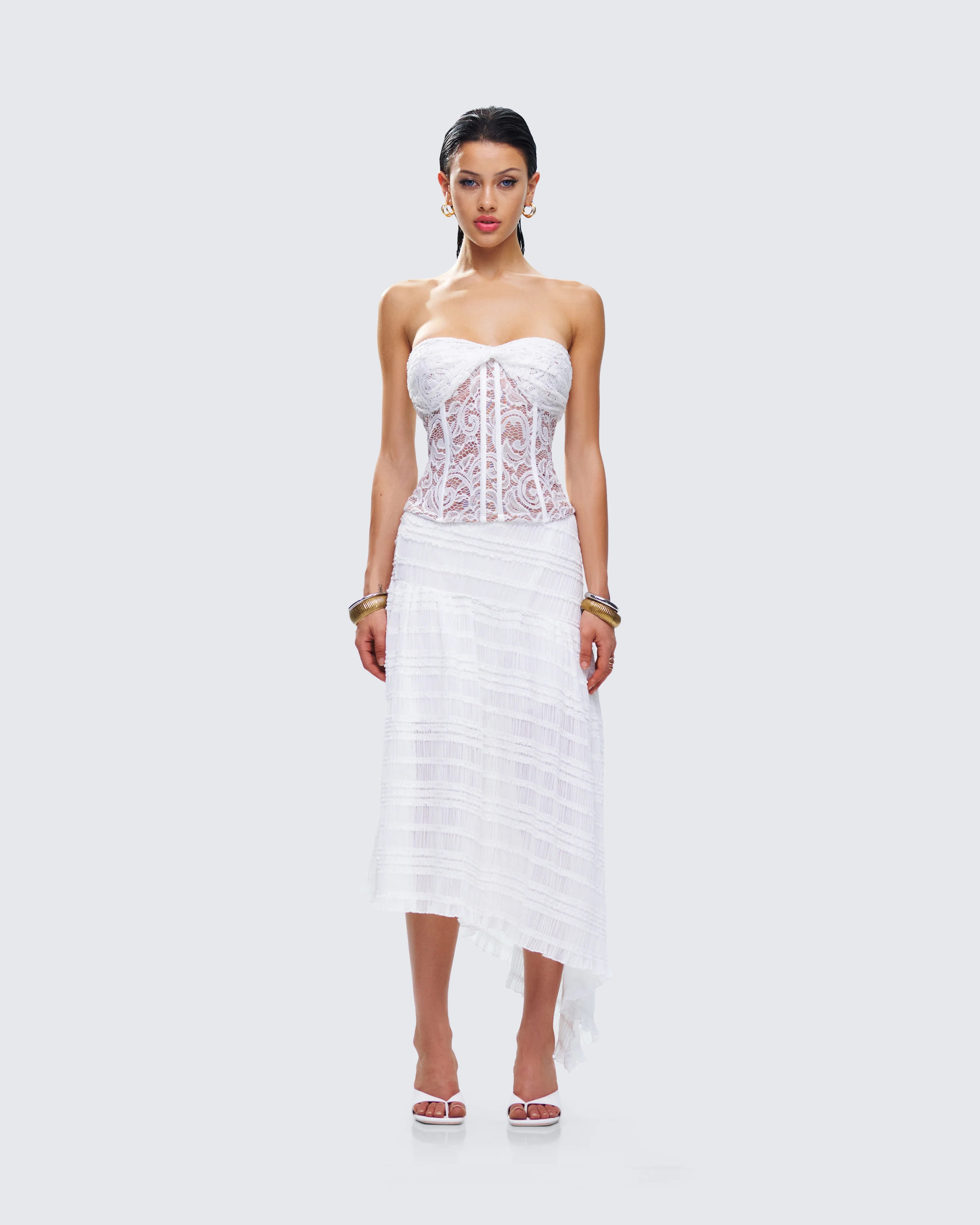 Zaya White Lace Set - Image 4