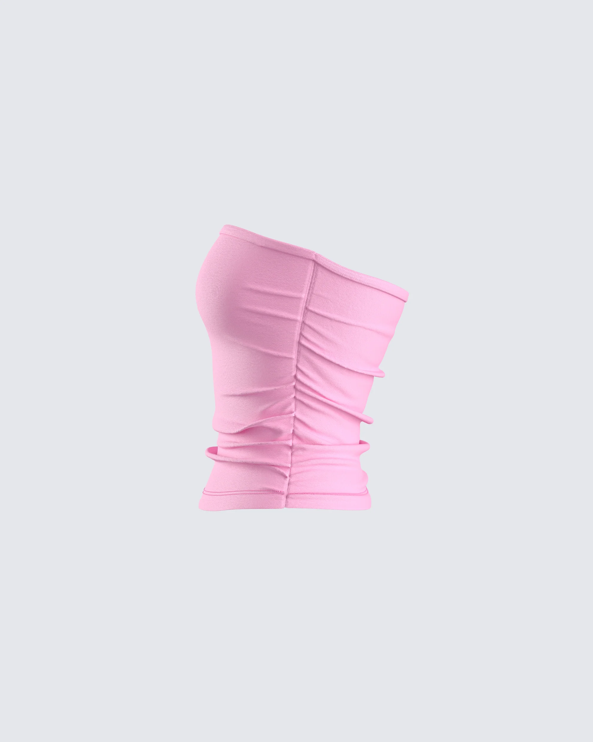 Zinnia Pink Jersey Tube Top - Image 2