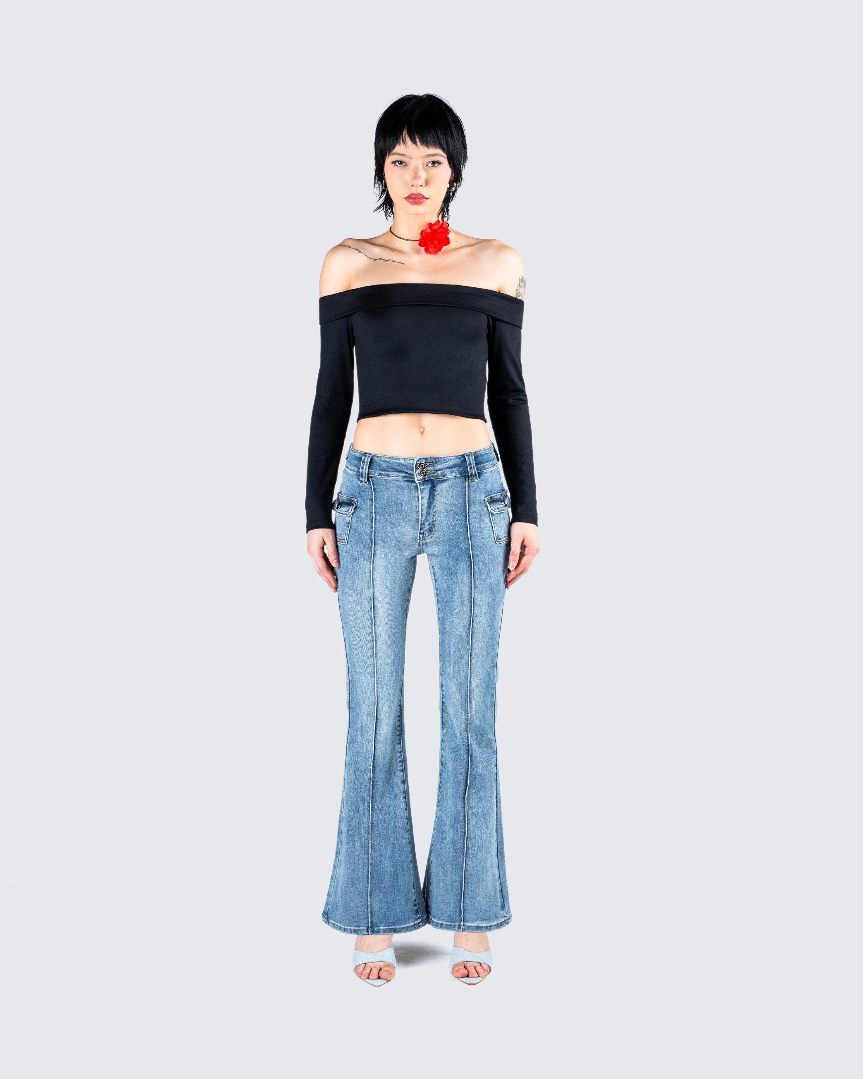 Zori Off the Shoulder Set - Image 4