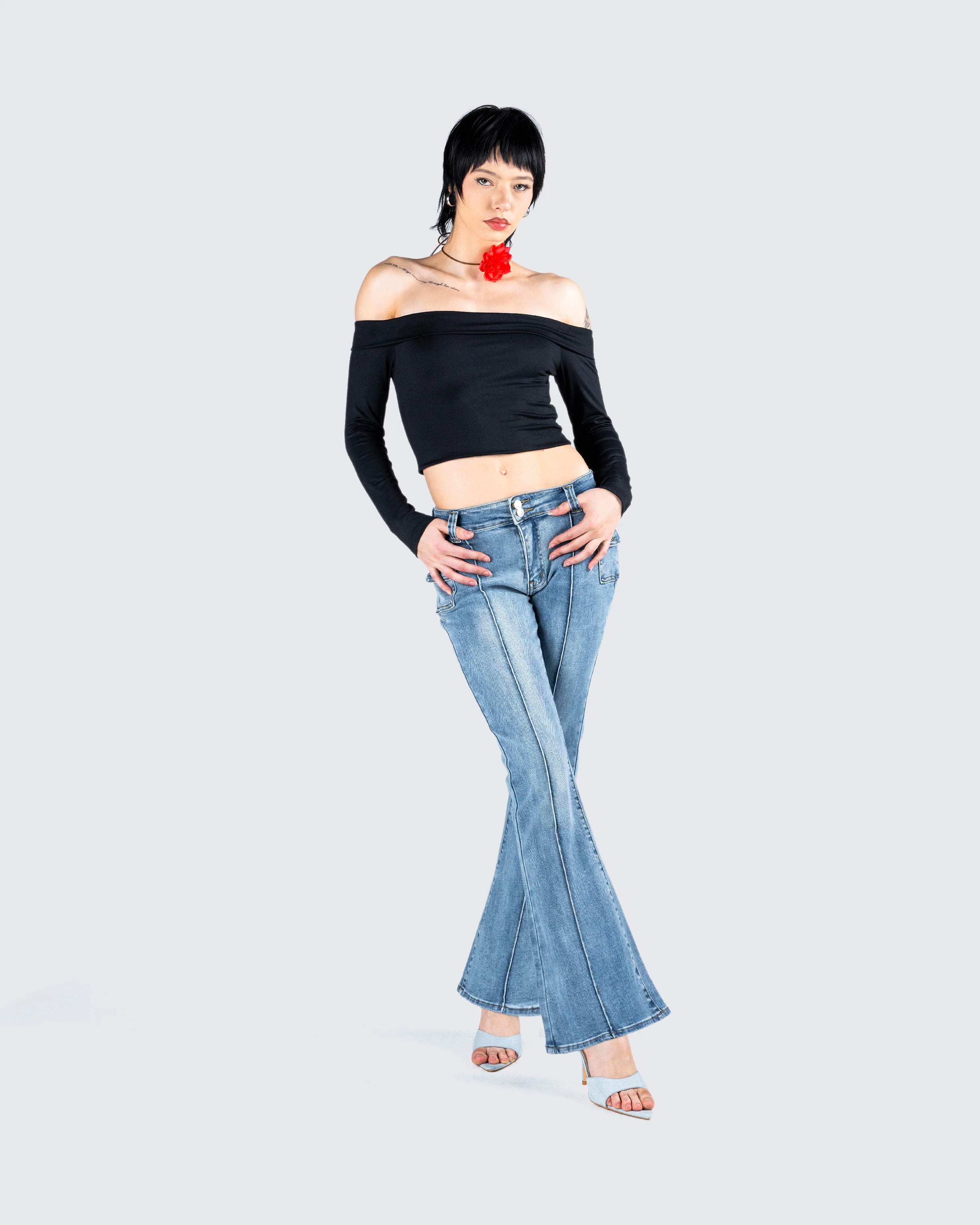 Zori Off the Shoulder Set - Image 8