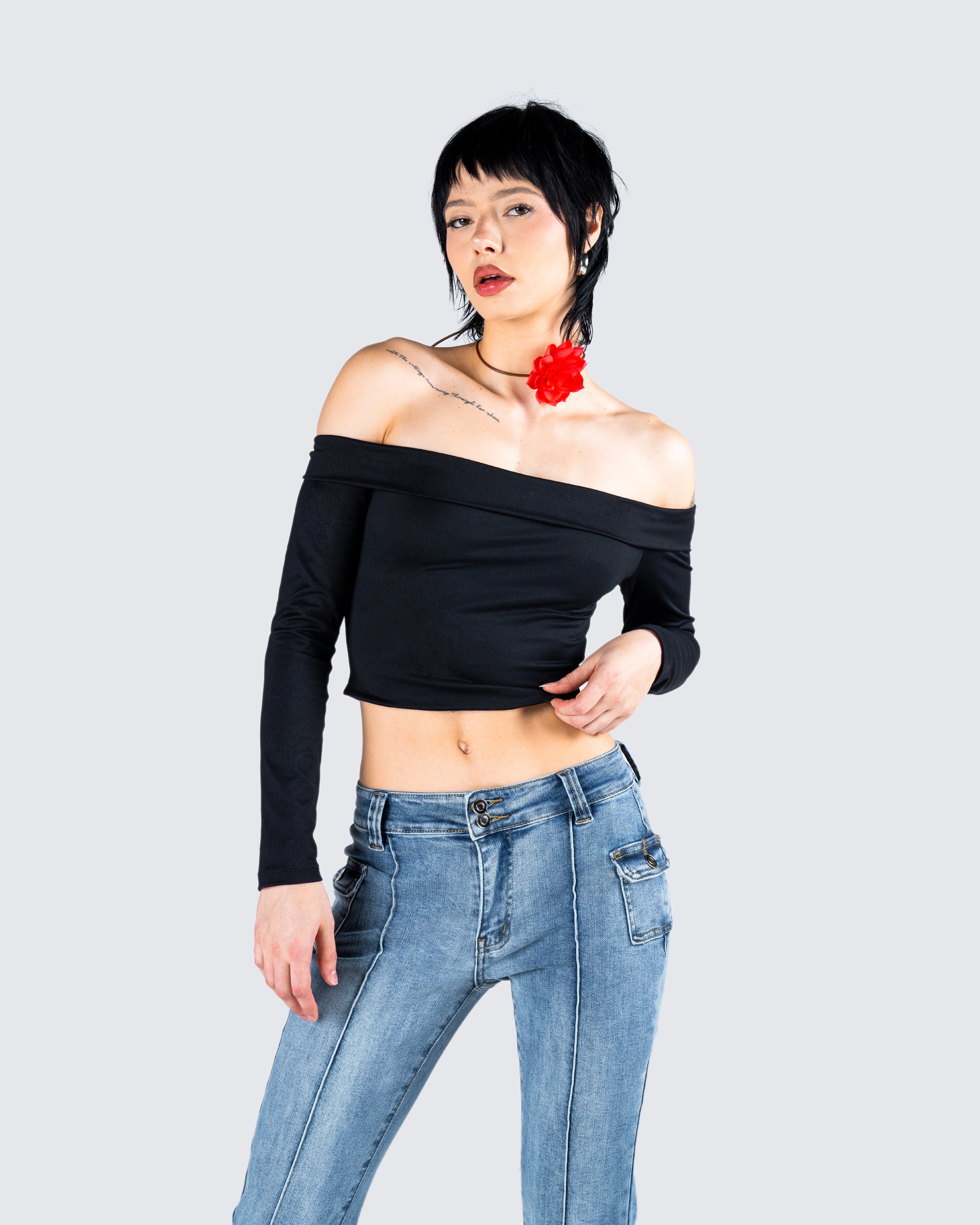 Zori Off the Shoulder Set - Image 9