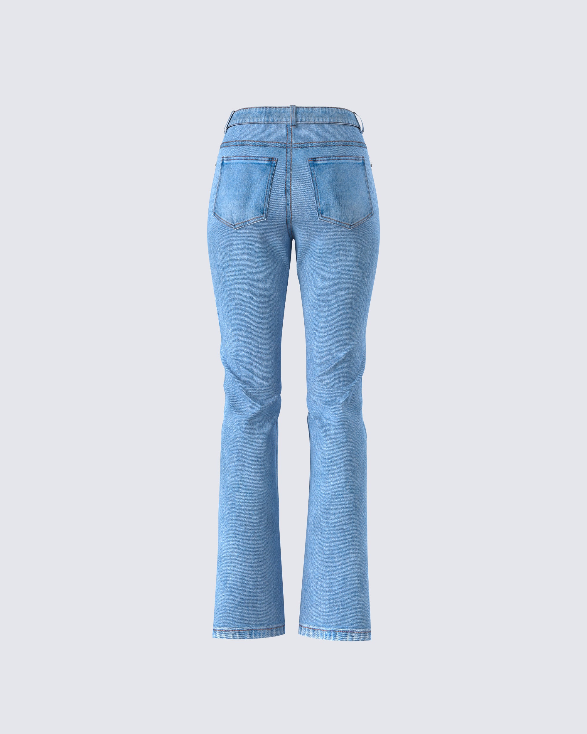 Zosia Blue Denim Ripped Jean - Image 3
