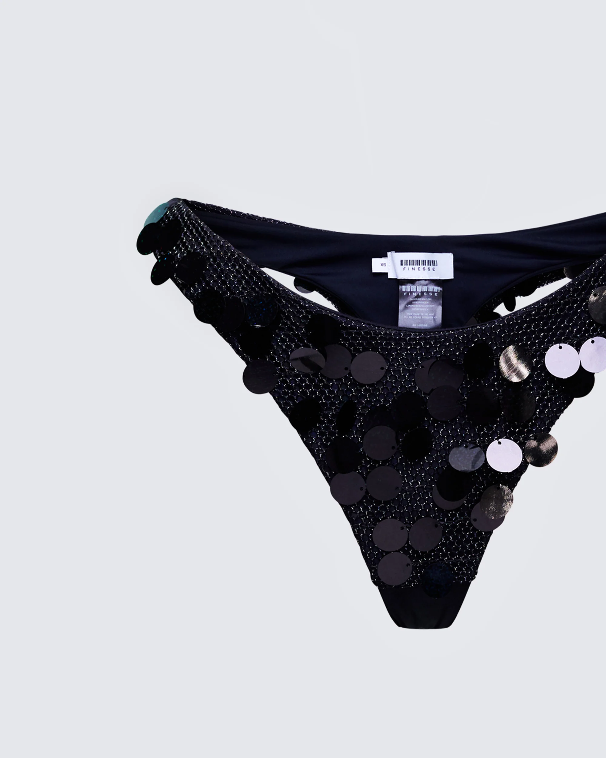 Zumi Black Sequin Minikini Bottom - Image 6